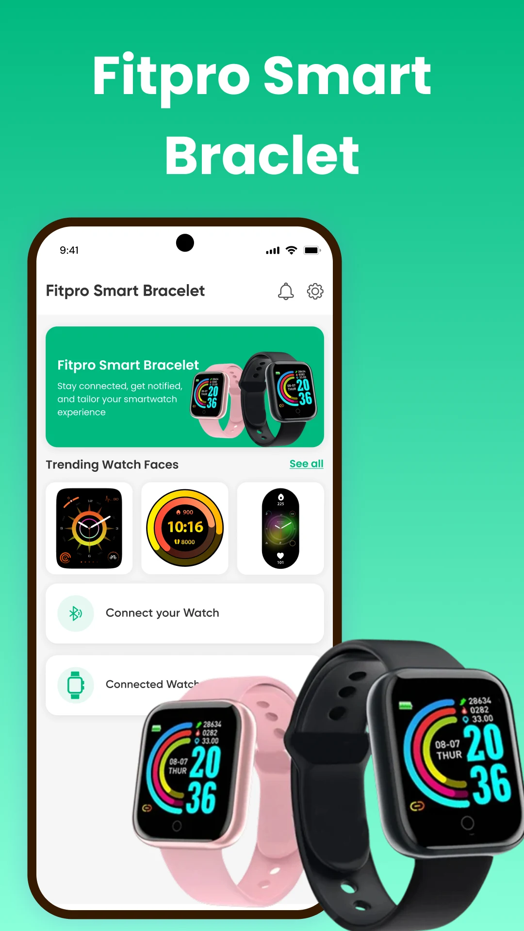 Fitpro Smart Watch App screenshot